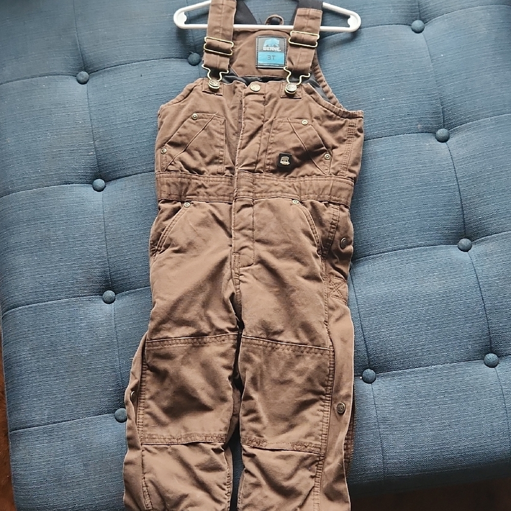 Kids Brown Overalls
